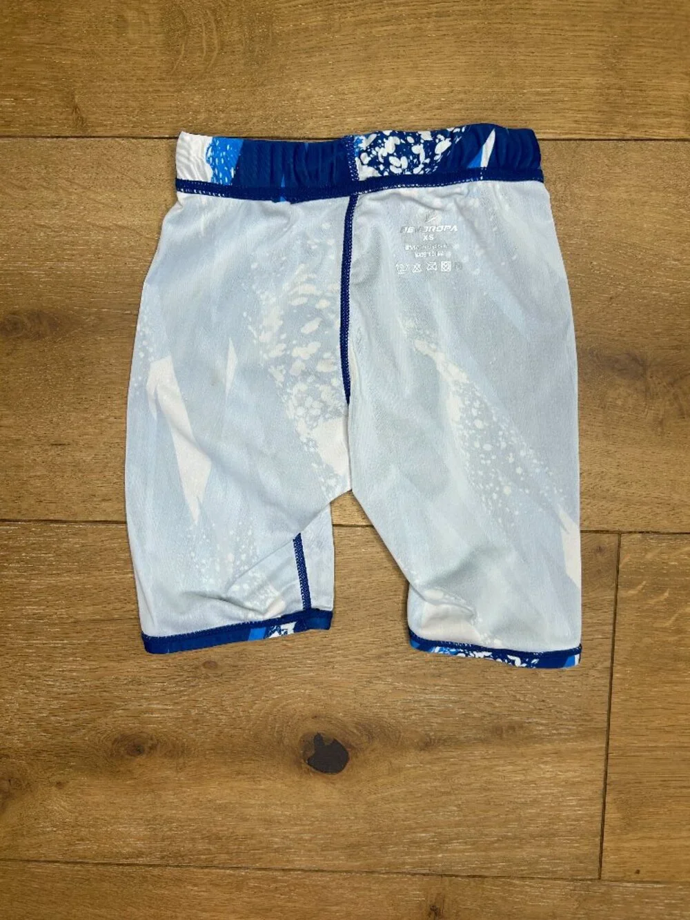 Devoropa Boys Youth Swim Jammers Compression Athletic Swim Shorts Blue Splash XS
